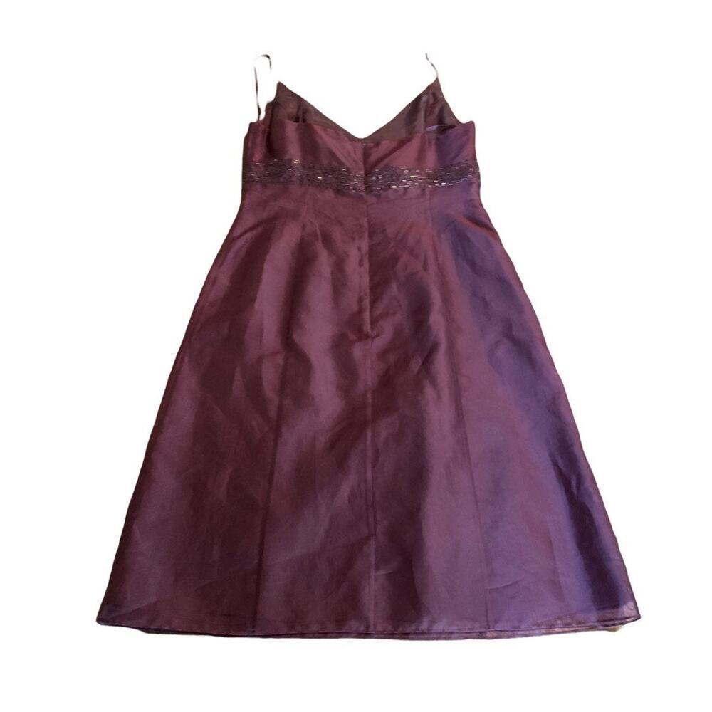 NWT Ann Taylor Women's Silk Beaded Spaghetti Strap Dress 4